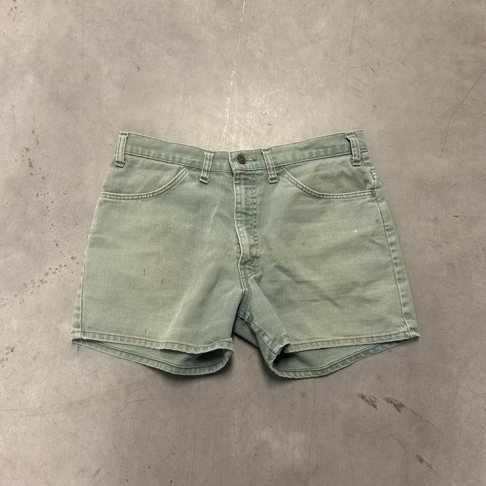 Vintage 90's Levi's Green Jean‎ Shorts